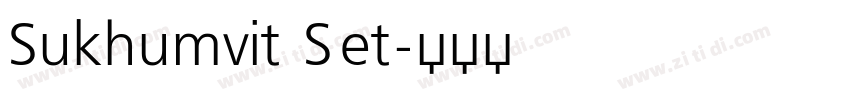 Sukhumvit Set字体转换
